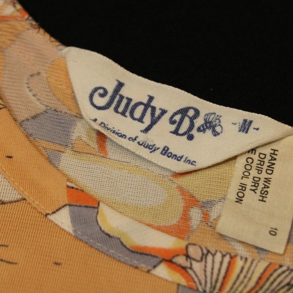 80's Vintage Pastel Art Deco Flappers Crop-Top - Picture 8 of 11